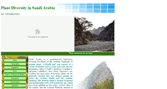 Desktop Screenshot of plantdiversityofsaudiarabia.info