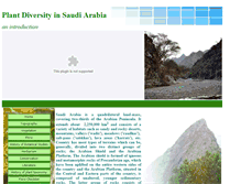 Tablet Screenshot of plantdiversityofsaudiarabia.info